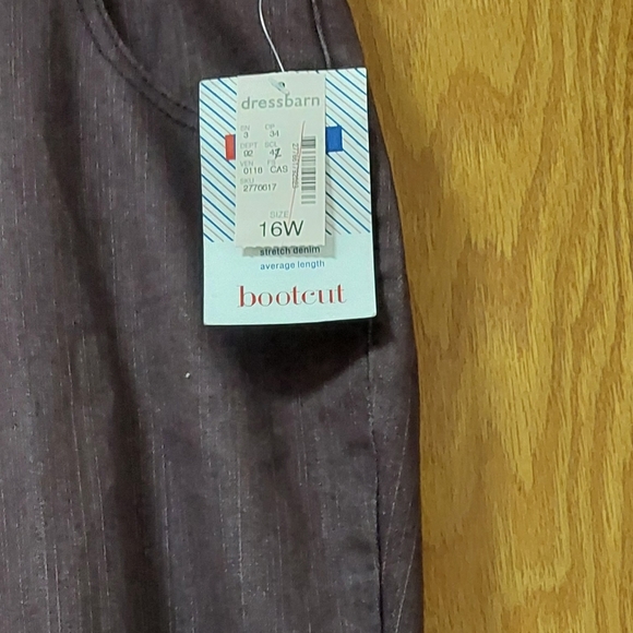 Westport Womens Denim Jeans Size 16W Brand New.  NWT - Picture 4 of 5